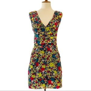 BCBGeneration Neon Floral Cocktail Dress [Size0]